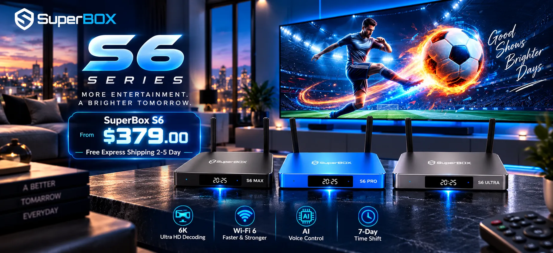 Buy SuperBox S6 at SuperBox for TV