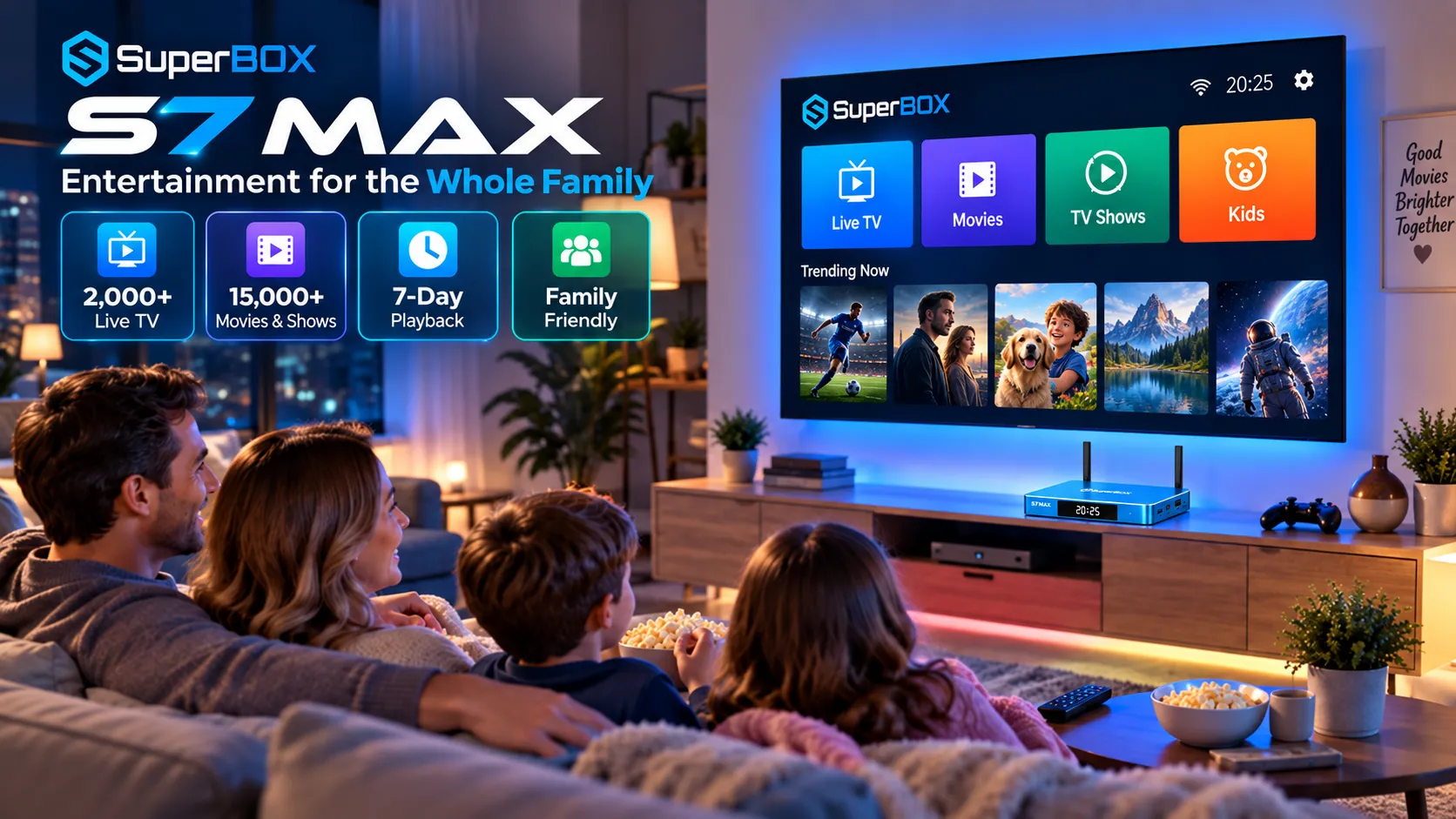 SuperBox S7 Max home entertainment for families SuperBox S7 Max home entertainment for families