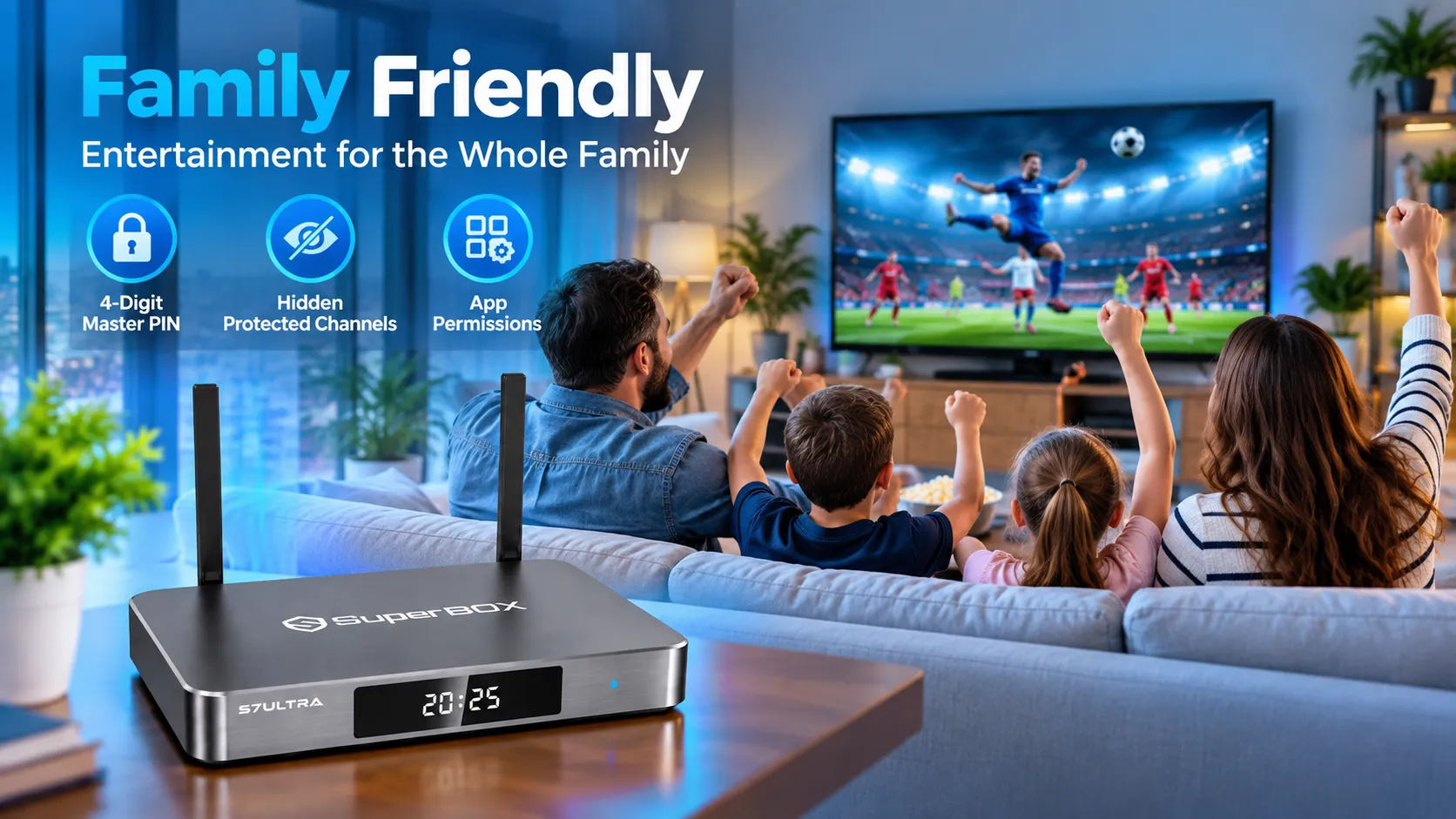 SuperBox S7 Ultra family entertainment and parental controls SuperBox S7 Ultra family entertainment and parental controls