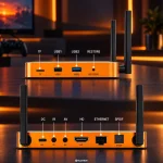 Front and rear ports and connectivity layout of SuperBox S7 Prime