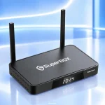 Front angled product view of SuperBox S6 Pro