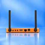 Rear view of SuperBox S7 Prime with HDMI, Ethernet and connectivity ports