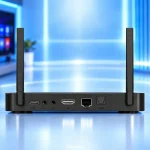 Rear view of SuperBox S8 Pro ports and connectivity