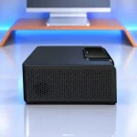 Side view of SuperBox P7 Pro Projector with ventilation grille