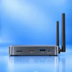 Side view of SuperBox S7 Ultra with USB and Restore ports