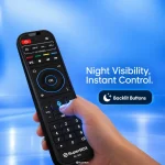 SuperBox S6 Max backlit remote for night use