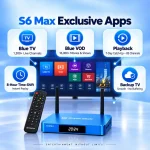 SuperBox S6 Max exclusive apps and entertainment content