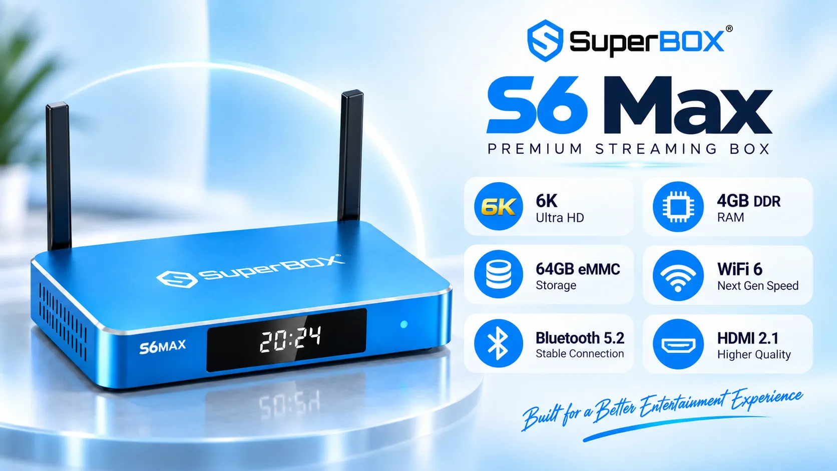 SuperBox S6 Max hardware features and specifications SuperBox S6 Max hardware features and specifications