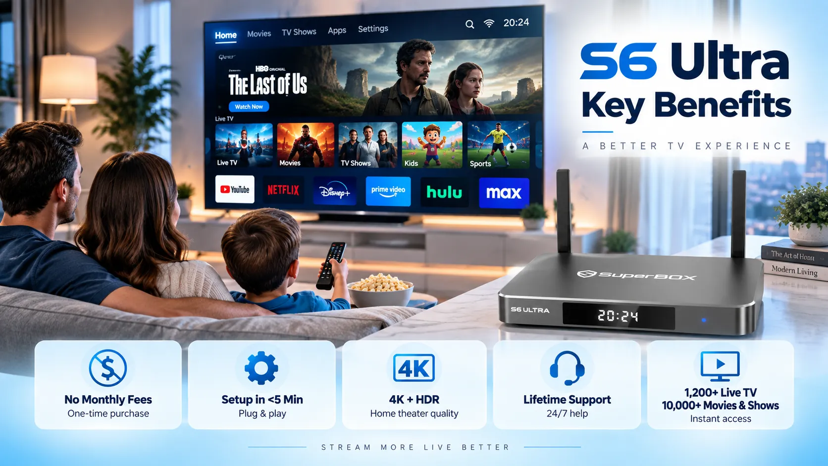 SuperBox S6 Ultra features for home entertainment SuperBox S6 Ultra features for home entertainment