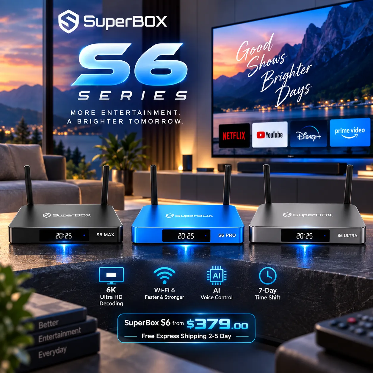 Buy SuperBox S6 at SuperBox for TV