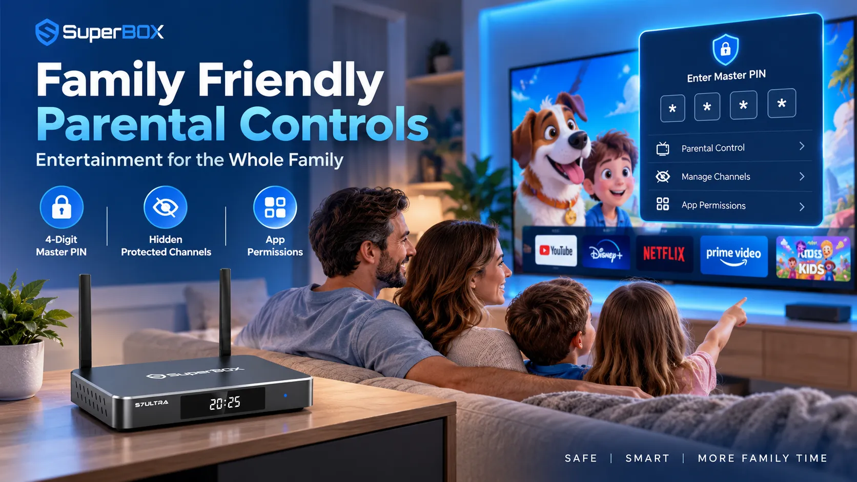 SuperBox S7 Ultra content restrictions and parental control settings SuperBox S7 Ultra content restrictions and parental control settings