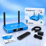 SuperBox S8 Max package with retail box and included accessories