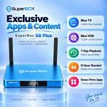 SuperBox S8 Plus exclusive apps and entertainment content