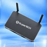 Top angled view of SuperBox S6 Ultra TV Box