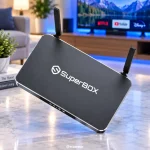 Top angled view of SuperBox S8 Ultra TV Box