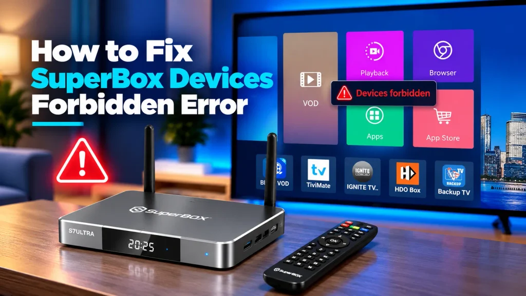 How to Fix SuperBox Devices Forbidden Error Step by Step