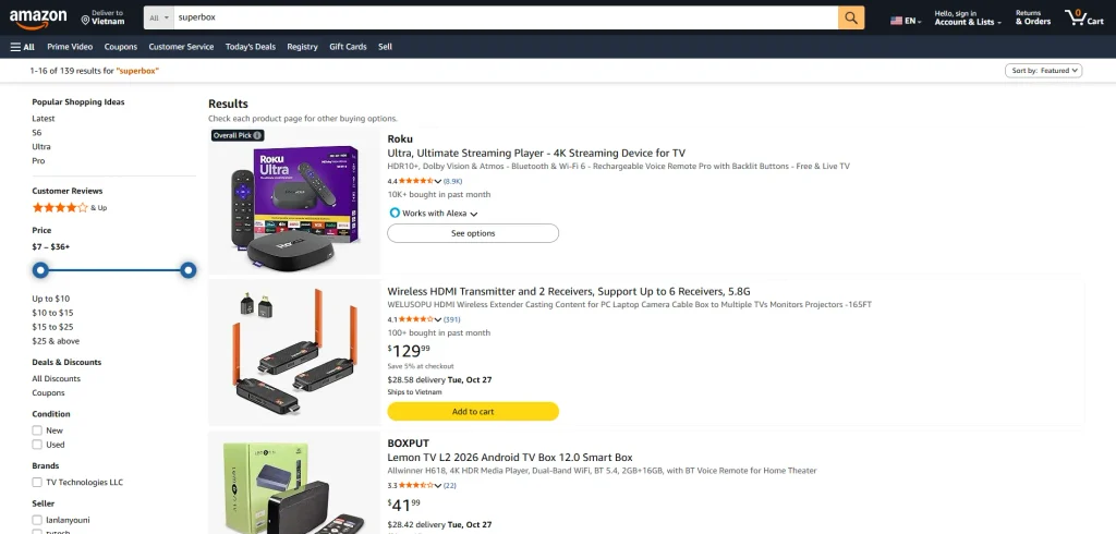 Legal status of SuperBox and Amazon marketplace policies Legal status of SuperBox and Amazon marketplace policies