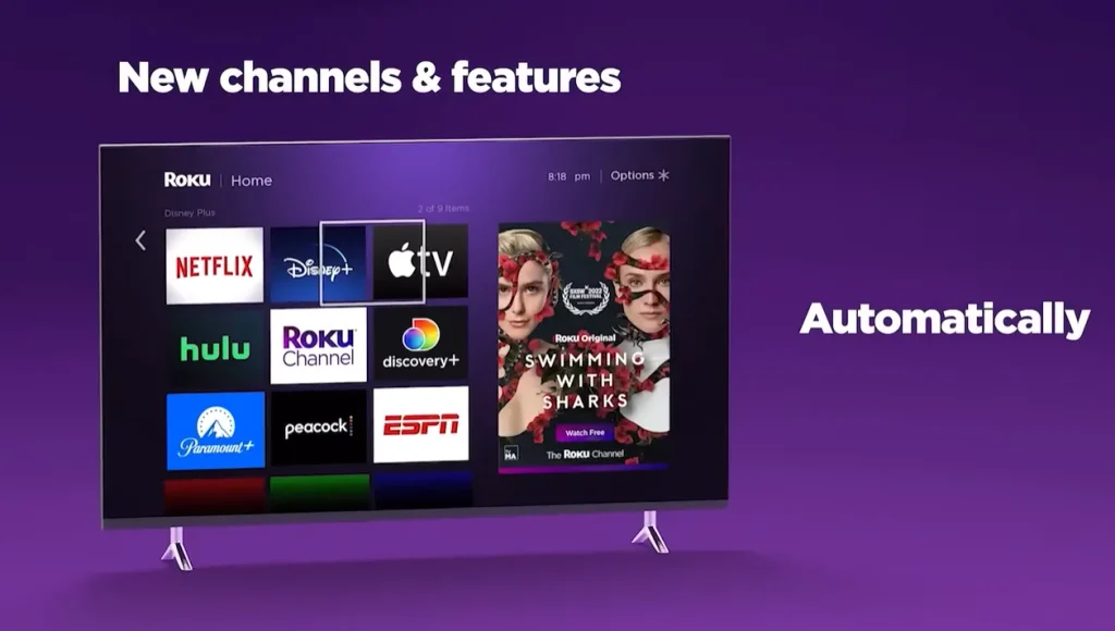 Locked smart TV operating systems