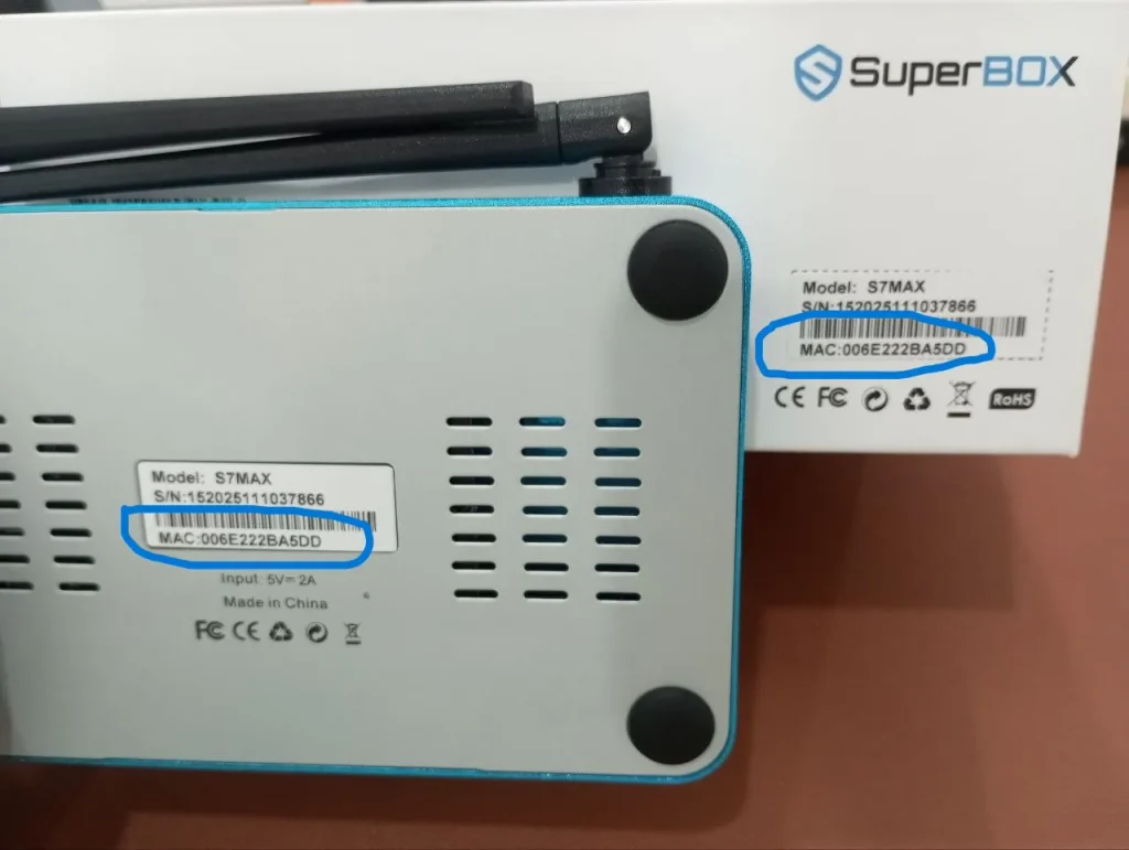 Step 1. Locate your hardware MAC address and serial number
