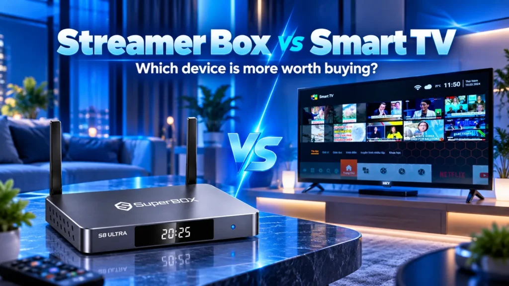 Streamer Box vs Smart TV, Which device is more worth buying?