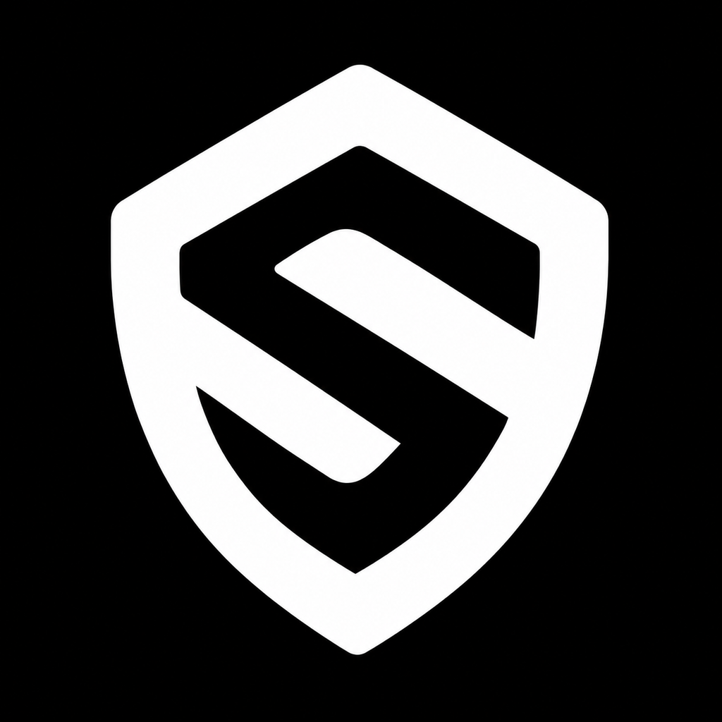 SuperBox for TV Official Brand Icon Shield SuperBox for TV Official Brand Favicon White on Dark Background